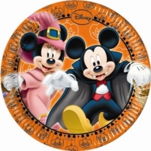 Mickey Halloween - Pappteller medium 20cm (8 Stck)