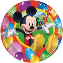 Mickey Party Time - Pappteller medium 20cm (8 Stck)