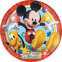 Playful Mickey - Pappteller gro 23cm (8 Stck)