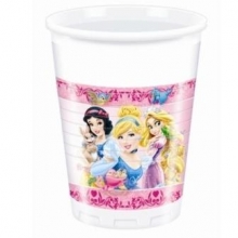 Princess & Animals - Kunststoffbecher 200ml (8 Stck)