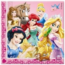Princess & Animals - Papierserviette 2-lagig 33x33cm (20 Stck)