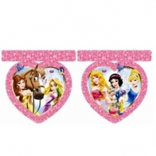 Princess & Animals - Flaggen-Banner gestanzt