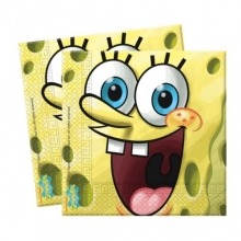 Spongebob's Party - Papierserviette 2-lagig 33x33cm (20 Stck)