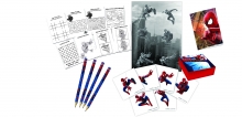 The Amazing Spiderman 2 - Activity-Set (4Bleistifte, 4 Sticker-Boxen, 4 Sticker-Bgen & 4 Hefte)