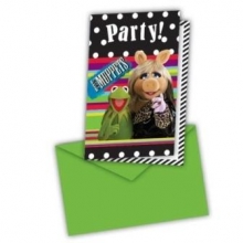 Die Muppets  - Einladungskarten mit Umschlag (6 Stck)