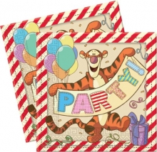 Winnie Alphabet - Papierserviette 2-lagig 33x33cm (20 Stck)