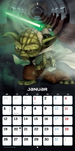 Star Wars The Clone Wars  Wandkalender 2015