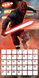 Star Wars The Clone Wars  Wandkalender 2015