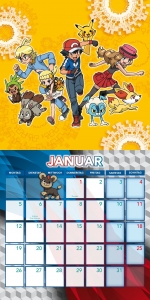 Pokmon Wandkalender 2015