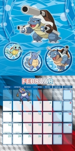 Pokmon Wandkalender 2015