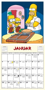 Die Simpsons Wandkalender 2015