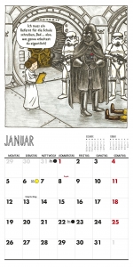 Star Wars Vaders kleine Prinzessin Wandkalender 2015