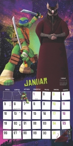 Teenage Mutant Ninja Turtles (TMNT) Wandkalender 2015
