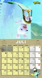 Rabbids Wandkalender 2015