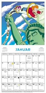 Futurama Wandkalender 2015