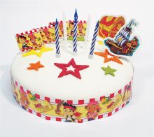 Jake & die Nimmerlandpiraten - Kuchen-Deko-Set
