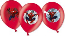 Spiderman - 6 Ballons