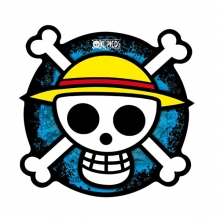 ONE PIECE - Mauspad - SKULL - geformt