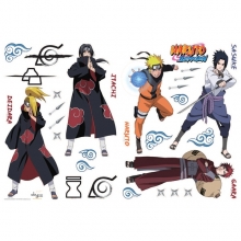 NARUTO SHIPPUDEN - Stickers / Aufkleber - 100x70cm - Characters #1