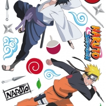 NARUTO SHIPPUDEN - Stickers / Aufkleber - 50x70cm - Characters #2