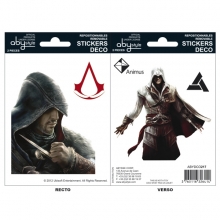 ASSASSIN'S CREED - Stickers / Aufkleber - 16x11cm/ 2 Bltter - Ezio/Altar (5 Stck)