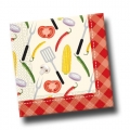 Barbeque - Papierserviette 3-lagig 33x33cm (20 Stck)