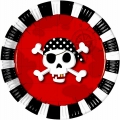 Pirate's Comeback - Pappteller gro 23cm (8 Stck)