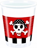 Pirate's Comeback - Kunststoffbecher 200ml (8 Stck)