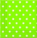 Green Dots - Papierserviette 3-lagig 33x33cm (20 Stck)
