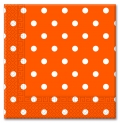 Orange Dots - Papierserviette 3-lagig 33x33cm (20 Stck)