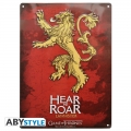 Game of Thrones - Lannister - Metallplatte 28x38 cm