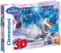 Frozen / Die Eisknigin 3D Puzzle 104 Teile Puzzle (3 Stck)