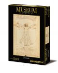 Museum 500 Teile Puzzle Leonardo - Vitruvianischer Mensch