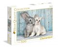 500 Teile Puzzle High Quality Collection - Katze & Hase