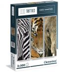 Trittico (3x500 Teile Puzzle) Tiere