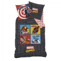 Marvel Avengers - Bettwsche Comics Grey (2-teilig)