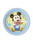 Baby Mickey - Pappteller 8 Stk. - ca. 20cm