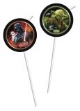 Star Wars & Heroes - Trinkhalme mit Knick (6 Stck)