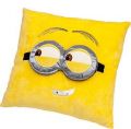 Minions Kissen mit 3D Augen in Plsch 36x36cm