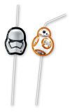 Star Wars - The Force Awakens Trinkhalme mit Knick (6Stck)