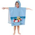 Minions - Kinder Badeponcho 60 x 120 cm mit Kapuze