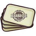 Barbecue - Papp-Teller 20 x 14 cm (8 Stck) (12 VE = 96 Stck)