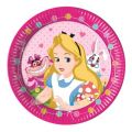 Alice Im Wunderland - Pappteller gro 23cm