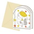 Baby Shower - Einladungskarten mit Umschlag