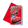 Cars 2 - Einladungskarten mit Umschlag