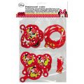 Disney Minnie Mouse - Mini Spielzeuge (5 Haarbrsten, 5 Spiegel, 5 Armbnder & 5 Ringe)