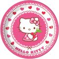 Hello Kitty Hearts - Pappteller gro 23cm