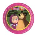 Masha & der Br - Pappteller groߠ 23cm