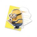 Minions Lovely - Einladungskarten mit Umschlag