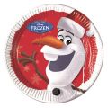 Frozen Olaf Christmas - Papierteller (in Form)